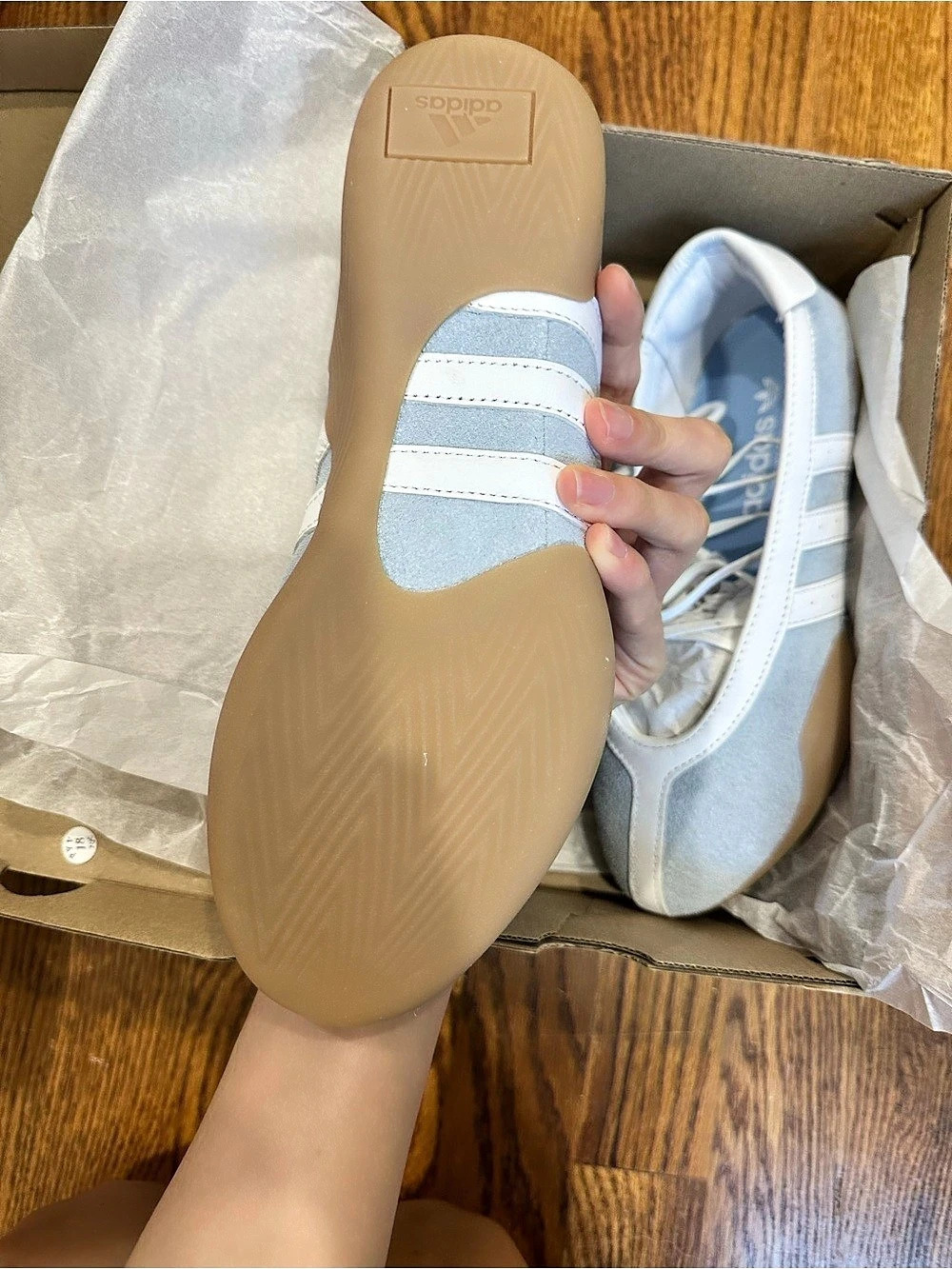 adidas Taekwondo Mei Ballet W Blue & White US 8 NWT - Picture 2 of 5